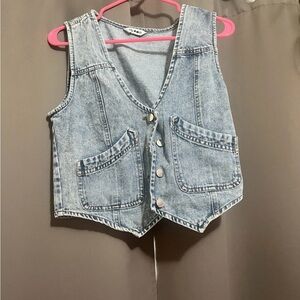 Women's Large Vigoss Jean Vest